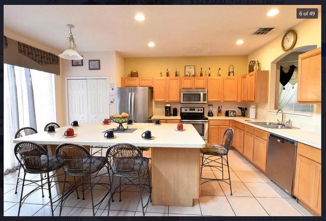 7 Bedroom, 6 Bath And Pool Near Disney In Emerald Island 4 King Master Suites Kissimmee Buitenkant foto